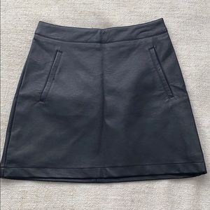 Leather skirt